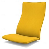 abordables Housse de canapé-Housse de coussin de chaise 100% coton couleur uniforme sans housse de coussin