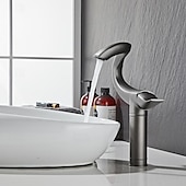 abordables Robinets de lavabo-Robinet lavabo - Classique Plaqué Montage Extérieur Mitigeur un trouBath Taps
