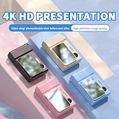 abordables Caméras d&#039;action-Nouvelle caméra étudiant rétro ccd carte machine appareil photo reflex d&#039;entrée de gamme 4k haute pixel double caméra lumière de remplissage