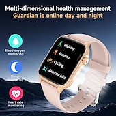 Χαμηλού Κόστους Smartwatch-696 P6 Εξυπνο ρολόι 1.96 inch Έξυπνο ρολόι Bluetooth ΗΚΓ + PPG Βηματόμετρο Υπενθύμιση Κλήσης Συμβατό με Android iOS Γυναικεία Άντρες Κλήσεις Hands-Free Υπενθύμιση Μηνύματος IP 67 Θήκη ρολογιού 40mm