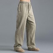 abordables Fondos-Medieval Renacimiento pantalones piratas Pirata Vikingo Color sólido Hombre Vikingo Pirata Víspera de Todos los Santos Carnaval Vacaciones Fiesta / Noche LARP Adulto Pantalones Primavera verano