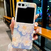 رخيصةأون جراب سامسونج-هاتف غطاء من أجل سامسونج جالاكسي زد فليب 6 Z Flip 5 Z Flip 4 Z Flip 3 غطاء خلفي نحيل جداً ضد الصدمات زهرة الأزهار TPU