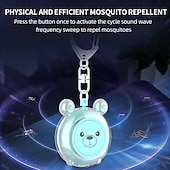 economico Repellenti per zanzare elettrici-Repellente Ultrasuoni per Zanzare da Esterno – Dispositivo Elettronico di Controllo Insetti per Bambini e Uso Estivo