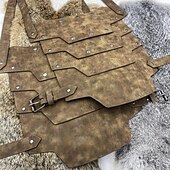 abordables Armadura-Retro Antiguo Medieval Renacimiento Armas y Armaduras Camisa de señora Armadura de Hombro Vikingo forastero Hombre Vikingo Carnaval Mascarada Rendimiento Fiesta / Noche Escenario Adulto Armadura de