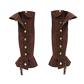cheap Footwear-Medieval Renaissance Outfits Ren Faire Viking Men&#039;s Women&#039;s Pirate Fantasy Halloween Carnival LARP Adults Shoe Cover