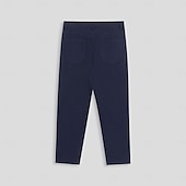 cheap Men&#039;s Elite Pants-Men&#039;s Dress Pants Zipper Pocket Solid Color Breathable Full Length Formal Office Work Chic &amp; Modern Formal Navy Blue Khaki Micro-elastic