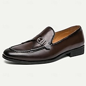 abordables Semi-formel-chaussures à sangle de moine marron pour hommes - chaussures habillées élégantes à boucle en cuir pour tenue formelle et décontractée