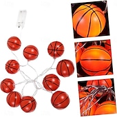 economico Striscie luci a batteria-luci della stringa di calcio luci della stringa della palla di sport euro cup usb o funzionamento a batteria 1.5m 3m 6m lucine mix baseball basket calcio calcio luci a led