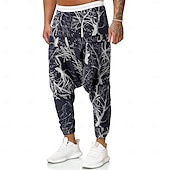 abordables Shorts décontractés-Homme Pantalons décontractés Multicolore Respirable Poids Léger Toute la longueur Soirée Vacances Décontractées Ample Noir Rouge