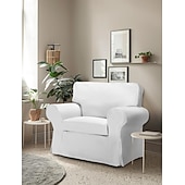 cheap Sofa Cover-Cotton 1 Seat Chair Sofa Cover with Cushion Cover , Replacement  Armchair Cover 1 Seat Couch Slipcover for Dogs, Replacement Sofa Furniture Protector  LITB PRIME cover Ektcover