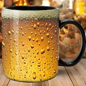 cheap Mugs &amp; Cups-Beer Print Mug,Oktoberfest Beer Festival Coffee Cup,11 OZ Ceramic Coffee Mug,Funny Mug Gift for Friends