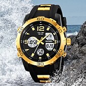 abordables Relojes digitales-SKMEI Hombre Reloj Digital Al Aire Libre Deportes Moda Reloj Casual Luminoso Cronómetro Despertador Calendario TPU Reloj