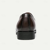 abordables Semi-formel-chaussures à sangle de moine marron pour hommes - chaussures habillées élégantes à boucle en cuir pour tenue formelle et décontractée