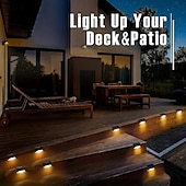 billiga Utomhuslampetter-1st 1 W Vägglampor för Utomhusbruk LED Solbelysning Pathway Lights &amp; Lanterns Soldriven Varmvit Vit Multifärg 3.7 V 1 LED-pärlor
