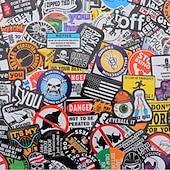 cheap Event &amp; Party Supplies-150 Pcs Hard Hat Stickers (Dairy) for Tool Box Helmet Funny Stickers for Adults Joke Meme Vinyl and Waterproof Stickers for Mechanics Electricians Union Oil Field Army