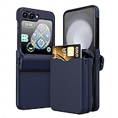 Χαμηλού Κόστους Samsung Θήκη-τηλέφωνο tok Για Samsung Galaxy Z Flip 5 Z Flip 4 Z Flip 3 Πίσω Κάλυμμα Υποδοχή κάρτας Ανθεκτική σε πτώσεις Ρετρό PC