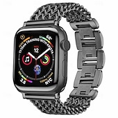 Χαμηλού Κόστους Ζώνες Apple Watch-Αθλητικό Μπρασελέ Συμβατό με Ζάντα ρολογιού Apple Watch 38mm 40mm 41mm 42mm 44mm 45mm 49mm Μεταλλικό κούμπωμα Πολυτέλεια Ρυθμιζόμενο Ανοξείδωτο Ατσάλι Ανταλλακτικό λουράκι ρολογιού για iwatch Ultra 2