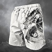 economico Animali &amp; Uccelli-Per uomo Drago Costumi da bagno Pantaloncini da mare Pantaloncini da Surf Misura del girovita medio Vintage Designer Punk &amp; Gotico Casuale Ferie Club progettista Abbigliamento