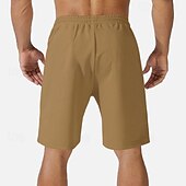 baratos Shorts de moletom-Homens Shorts de moletom Calção Shorts de verão Bolsos Com Cordão Cintura elástica Tecido Conforto Curto Esportes Diário Para Noite Moda Casual Preto Verde Micro-Elástica