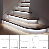 abordables Bandes lumineuses usb-Bande lumineuse néon étanche USB 5 V, 3,3 à 9,8 pieds, boîtier de batterie, alimentation électrique, corde lumineuse 120 LED/m, bande lumineuse LED étanche adaptée aux chambres à coucher, armoires de
