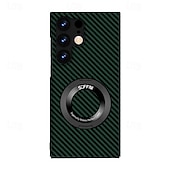 preiswerte Samsung-Handyhülle-Handyhülle für Samsung Galaxy S25 Ultra Rückenschale mit Ständerhalter Unterstützung für kabelloses Laden Schlagfest PC Metall