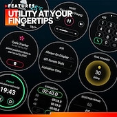 preiswerte Smartwatch-696 S53 Smart Watch Fitness Tracker ECG PPG Bluetooth Anruf Erinnerungs Android iOS IP67 48mm 1,43