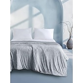 baratos Coleção de elite-cobertor de resfriamento de verão, cobertor de resfriamento confortável e respirável, cobertor macio para escritório em casa, roupa de cama confortável, acessórios de quarto presente para o verão, presentes para homens 82% viscose derivada de bambu