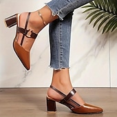 halpa Juhlasaappaat-naisten kaksisävyiset slingback-lohkokorkopumput – tyylikkäät teräväkärkiset, kultakoristeiset kengät toimistoon, juhliin ja muodollisiin tapahtumiin
