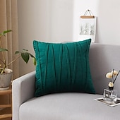 cheap Textured Throw Pillows-Decorative Toss Pillows Velvet Cover for Pillows Pillow Case Cover Home office Pillow Case Cover Modern Sample Room Cushion Cover Outdoor Cushion for Sofa Couch Bed Chair Pink Blue Sage Green Purple