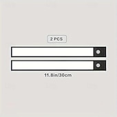 voordelige kast licht-2 stuks led bewegingssensorlicht, usb oplaadbaar onder kastverlichting draadloos, magnetisch voor keuken, kast en trap - instelbare kleurtemperatuur en helderheid