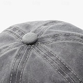 billiga Baseballkeps herr-Herr Basebollkeps Solhatt Trucker Hat Svart Gul Bomull Broderad Mode Ledigt Gata Dagligen Bokstav Justerbara Solskyddskräm Andningsfunktion
