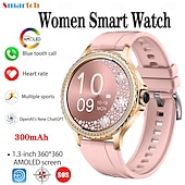 abordables Pulseras inteligentes-696 HK27 Reloj inteligente 1.3 pulgada Pulsera inteligente Bluetooth Podómetro Recordatorio de Llamadas Seguimiento del Sueño Compatible con Android iOS Mujer Llamadas con Manos Libres Recordatorio