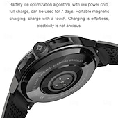 preiswerte Intelligente Armbänder-696 EX103 Smartwatch 1.55 Zoll Smart-Armband Bluetooth Schrittzähler Anruferinnerung Schlaf-Tracker Kompatibel mit Android iOS Herren Freisprechanlage Nachrichterinnerung IP 67 47mm Uhrengehäuse