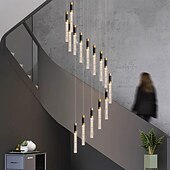 economico Luci a sospensione-lampada a sospensione a led dimmerabile 35/84/50cm 3//5/8/10/12/15/18-luce lampadari di cristallo ingresso incasso plafoniera design cluster soggiorno bancone bar 85-265v dimmerabile solo con