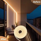 abordables Lampes néon led-1m 2m 3m Bandes Lumineuses LED Flexibles 120 LED Blanc Chaud Bandes lumineuses LED USB Alimenté par USB port