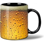 cheap Mugs &amp; Cups-Beer Print Mug,Oktoberfest Beer Festival Coffee Cup,11 OZ Ceramic Coffee Mug,Funny Mug Gift for Friends