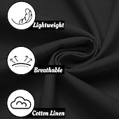 economico Vacanza-Per uomo Camicia camicia di lino Camicia estiva Abbigliamento mare Camicia con bottoni A quadri Da mare Curise Nero Bianco Rosa Blu Manica corta Con colletto Primavera estate Abbigliamento Collage