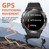 Χαμηλού Κόστους Smartwatch-696 GS500 Εξυπνο ρολόι 1.43 inch Έξυπνο ρολόι Bluetooth Βηματόμετρο Υπενθύμιση Κλήσης Παρακολούθηση Ύπνου Συμβατό με Android iOS Γυναικεία Άντρες Κλήσεις Hands-Free Υπενθύμιση Μηνύματος IP 67