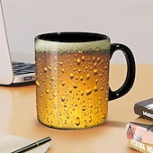 cheap Mugs &amp; Cups-Beer Print Mug,Oktoberfest Beer Festival Coffee Cup,11 OZ Ceramic Coffee Mug,Funny Mug Gift for Friends