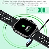 Χαμηλού Κόστους Smartwatch-696 P106 Εξυπνο ρολόι 2.06 inch Έξυπνο ρολόι Bluetooth Βηματόμετρο Υπενθύμιση Κλήσης Παρακολούθηση Ύπνου Συμβατό με Android iOS Γυναικεία Άντρες Κλήσεις Hands-Free Υπενθύμιση Μηνύματος IP 67