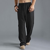 abordables Fondos-Medieval Renacimiento pantalones piratas Pirata Vikingo Color sólido Hombre Vikingo Pirata Víspera de Todos los Santos Carnaval Vacaciones Fiesta / Noche LARP Adulto Pantalones Primavera verano