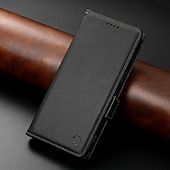 voordelige Samsung-hoesje-Telefoonhoesje voor Samsung Galaxy A55 A35 A25 A15 5G A54 A34 A14 A73 A53 A33 A23 A13 A72 A52 A32 A22 A12 S25 Ultra Achtercover met Standaard Houder Magnetische Kaartsleuf Retro TPU PU Leer