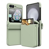 Χαμηλού Κόστους Samsung Θήκη-τηλέφωνο tok Για Samsung Galaxy Z Flip 5 Z Flip 4 Z Flip 3 Πίσω Κάλυμμα Υποδοχή κάρτας Ανθεκτική σε πτώσεις Ρετρό PC