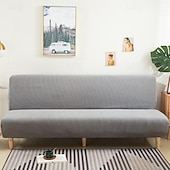 economico Copertura del divano futon-Copridivano letto senza braccioli in tessuto jacquard 3 diverse dimensioni fodere per decorazioni per divano in velluto di mais protezione elasticizzata copripanca elastico