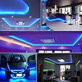 رخيصةأون أضواء شريطية من نوع COB-شريط إضاءة LED cob، شريط إضاءة LED خطي 5 متر، سطوع عالي مرن 12 فولت مصباح LED cob ra90 لغرفة النوم