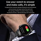 Χαμηλού Κόστους Smartwatch-696 QW49 Εξυπνο ρολόι 1.39 inch Έξυπνο ρολόι Bluetooth ΗΚΓ + PPG Βηματόμετρο Υπενθύμιση Κλήσης Συμβατό με Android iOS Γυναικεία Άντρες Κλήσεις Hands-Free Υπενθύμιση Μηνύματος IP 67 Θήκη ρολογιού 47mm
