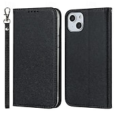お買い得  iPhone用ケース-電話 ケース 用途 iPhone 16 iPhone 15 Pro Max iPhone 14 13 12 11 Pro Max Plus Mini SE バックカバー ウォレットカードケース リストストラップ付き キックスタンド カード挿入口 レトロ風 TPU PUレザー