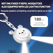 economico Repellenti per zanzare elettrici-Repellente Ultrasuoni per Zanzare da Esterno – Dispositivo Elettronico di Controllo Insetti per Bambini e Uso Estivo