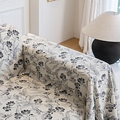 economico Coperte per divano-Asciugamano per divano Copridivano Classico cuscino per divano in stoffa con stampa floreale a inchiostro