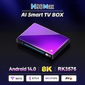 Недорогие Приставки TV Box-Android 11 и выше ТВ-бокс Заводской Аутлет H96 MAX RK3576 M9 8K 8K Cortex-A53 2GB 4GB 8GB 128Гб 32Гб 16Гб